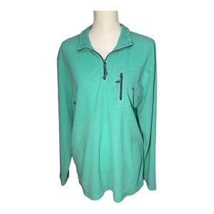 NWOT Southern Marsh Charm Seafoam Green‎ Fleece FieldTec Dune Pullover Vibrnat
